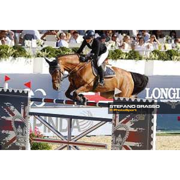 LGCT of London - Grand Prix - Laura Klaphake (GER) on Catch me if you can - London, Royal Hospital Chelsea, 4 August 2018 - ph.Stefano Grasso/LGCT