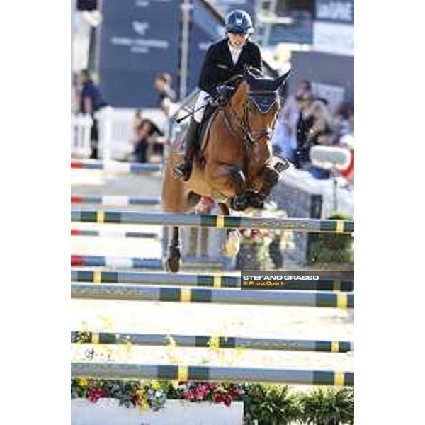 LGCT of London - Grand Prix - Laura Klaphake (GER) on Catch me if you can - London, Royal Hospital Chelsea, 4 August 2018 - ph.Stefano Grasso/LGCT