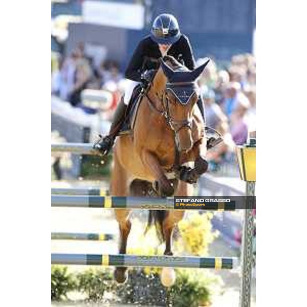 LGCT of London - Grand Prix - Laura Klaphake (GER) on Catch me if you can - London, Royal Hospital Chelsea, 4 August 2018 - ph.Stefano Grasso/LGCT