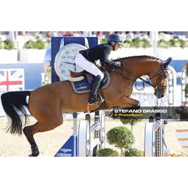 LGCT of London - Grand Prix - Laura Klaphake (GER) on Catch me if you can - London, Royal Hospital Chelsea, 4 August 2018 - ph.Stefano Grasso/LGCT