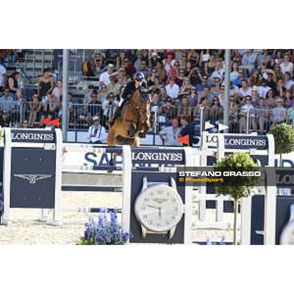 LGCT of London - Grand Prix - Laura Klaphake (GER) on Catch me if you can - London, Royal Hospital Chelsea, 4 August 2018 - ph.Stefano Grasso/LGCT