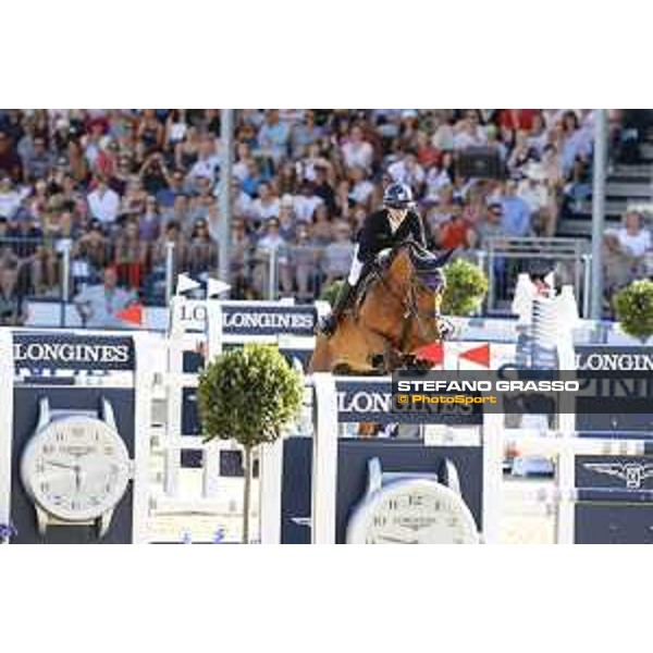 LGCT of London - Grand Prix - Laura Klaphake (GER) on Catch me if you can - London, Royal Hospital Chelsea, 4 August 2018 - ph.Stefano Grasso/LGCT