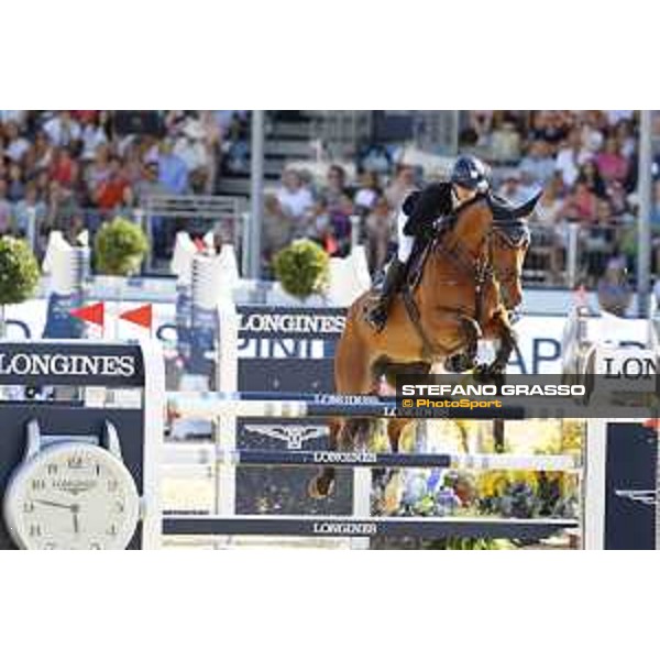 LGCT of London - Grand Prix - Laura Klaphake (GER) on Catch me if you can - London, Royal Hospital Chelsea, 4 August 2018 - ph.Stefano Grasso/LGCT