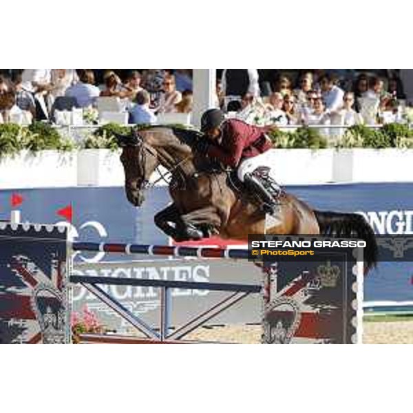 LGCT of London - Grand Prix - Bassem Hassan Mohammed (QAT) on Gunder - London, Royal Hospital Chelsea, 4 August 2018 - ph.Stefano Grasso/LGCT