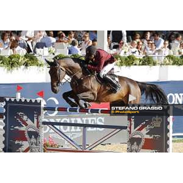 LGCT of London - Grand Prix - Bassem Hassan Mohammed (QAT) on Gunder - London, Royal Hospital Chelsea, 4 August 2018 - ph.Stefano Grasso/LGCT