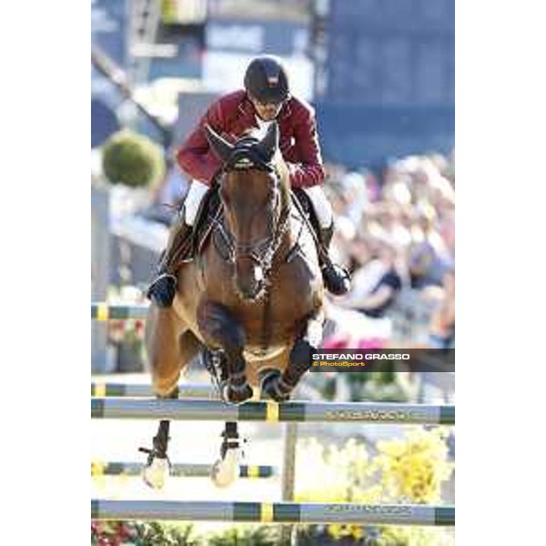 LGCT of London - Grand Prix - Bassem Hassan Mohammed (QAT) on Gunder - London, Royal Hospital Chelsea, 4 August 2018 - ph.Stefano Grasso/LGCT