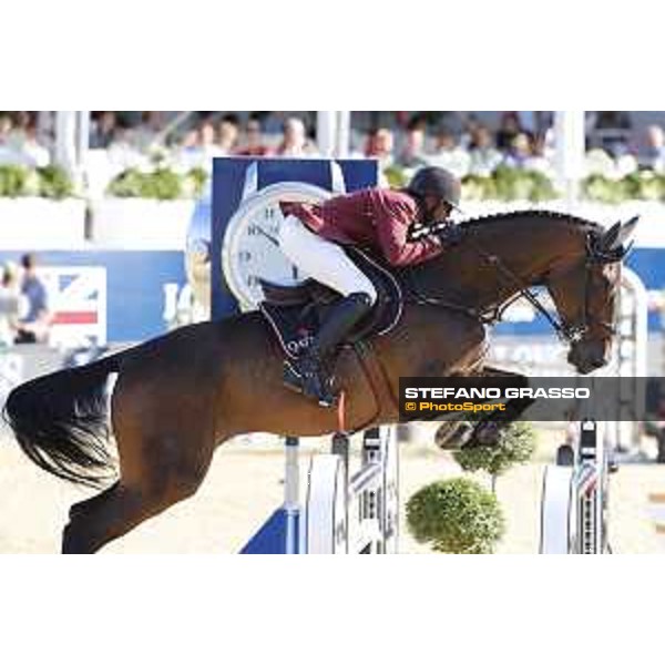 LGCT of London - Grand Prix - Bassem Hassan Mohammed (QAT) on Gunder - London, Royal Hospital Chelsea, 4 August 2018 - ph.Stefano Grasso/LGCT
