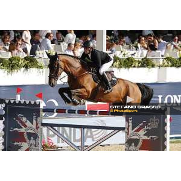 LGCT of London - Grand Prix - Abdel Said (EGY) on Jumpy van de Hermitage - London, Royal Hospital Chelsea, 4 August 2018 - ph.Stefano Grasso/LGCT
