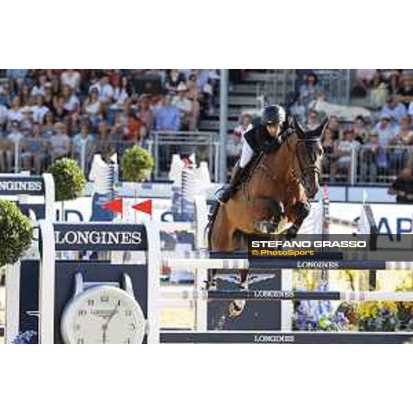 LGCT of London - Grand Prix - Abdel Said (EGY) on Jumpy van de Hermitage - London, Royal Hospital Chelsea, 4 August 2018 - ph.Stefano Grasso/LGCT