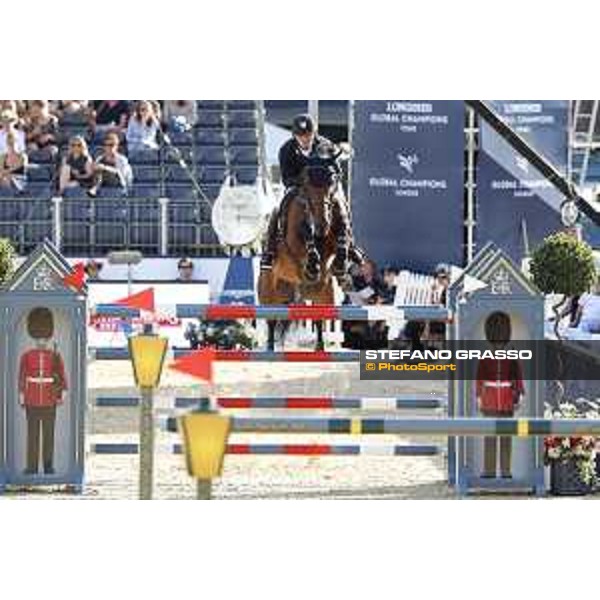LGCT of London - Grand Prix - Emil Hallundbaek (DEN) on Chalisco - London, Royal Hospital Chelsea, 4 August 2018 - ph.Stefano Grasso/LGCT