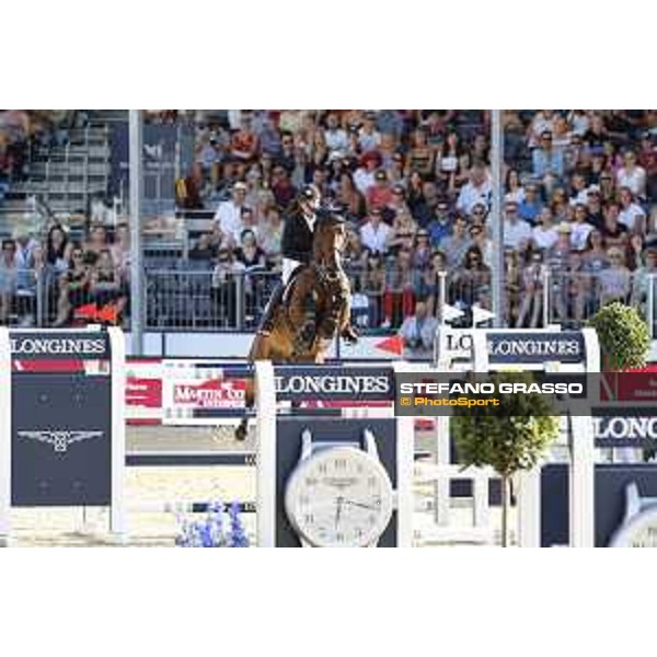 LGCT of London - Grand Prix - Emil Hallundbaek (DEN) on Chalisco - London, Royal Hospital Chelsea, 4 August 2018 - ph.Stefano Grasso/LGCT