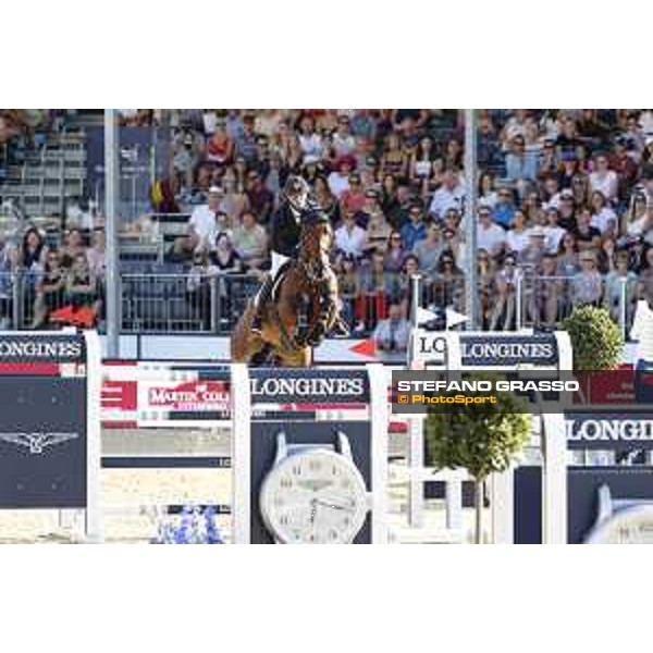 LGCT of London - Grand Prix - Emil Hallundbaek (DEN) on Chalisco - London, Royal Hospital Chelsea, 4 August 2018 - ph.Stefano Grasso/LGCT