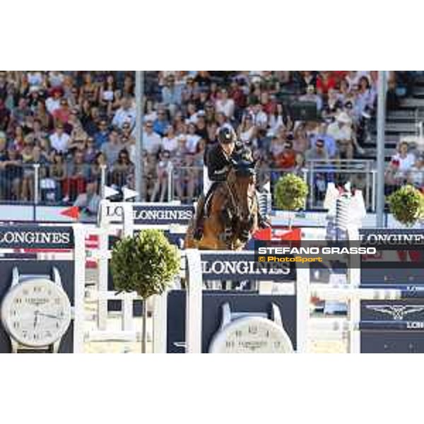 LGCT of London - Grand Prix - Emil Hallundbaek (DEN) on Chalisco - London, Royal Hospital Chelsea, 4 August 2018 - ph.Stefano Grasso/LGCT