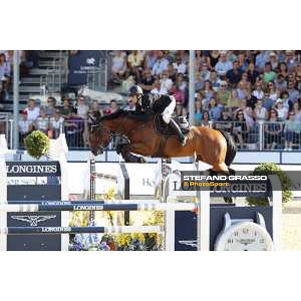 LGCT of London - Grand Prix - Eduardo Alvarez Aznar (ESP) on Rokfeller de Pleville Bois Margot - London, Royal Hospital Chelsea, 4 August 2018 - ph.Stefano Grasso/LGCT