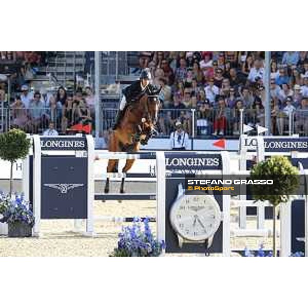 LGCT of London - Grand Prix - Eduardo Alvarez Aznar (ESP) on Rokfeller de Pleville Bois Margot - London, Royal Hospital Chelsea, 4 August 2018 - ph.Stefano Grasso/LGCT