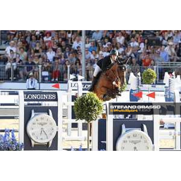 LGCT of London - Grand Prix - Eduardo Alvarez Aznar (ESP) on Rokfeller de Pleville Bois Margot - London, Royal Hospital Chelsea, 4 August 2018 - ph.Stefano Grasso/LGCT