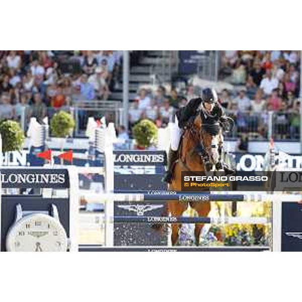 LGCT of London - Grand Prix - William Whitaker on Utamaro d Ecaussines - London, Royal Hospital Chelsea, 4 August 2018 - ph.Stefano Grasso/LGCT