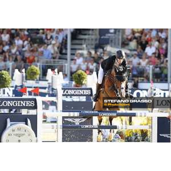 LGCT of London - Grand Prix - William Whitaker on Utamaro d Ecaussines - London, Royal Hospital Chelsea, 4 August 2018 - ph.Stefano Grasso/LGCT