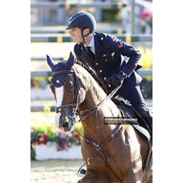 LGCT of London - Grand Prix - Lorenzo de Luca (ITA) on Halifax van het Kluizebos - London, Royal Hospital Chelsea, 4 August 2018 - ph.Stefano Grasso/LGCT
