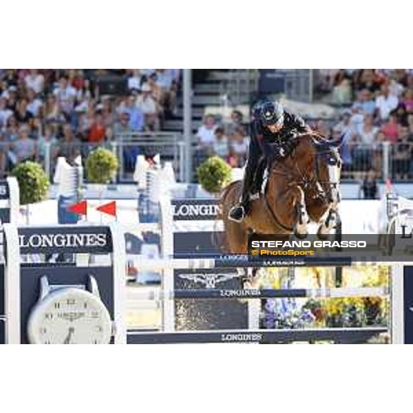 LGCT of London - Grand Prix - Lorenzo de Luca (ITA) on Halifax van het Kluizebos - London, Royal Hospital Chelsea, 4 August 2018 - ph.Stefano Grasso/LGCT