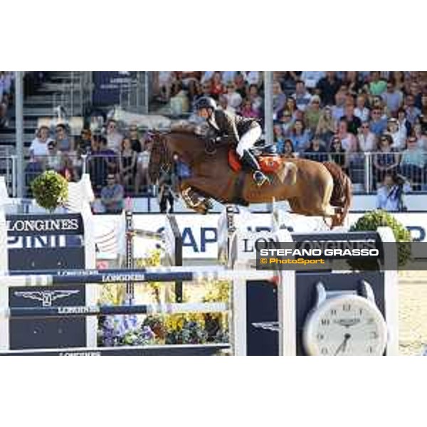 LGCT of London - Grand Prix - Simon Delestre (FRA) on Hermes Ryan - London, Royal Hospital Chelsea, 4 August 2018 - ph.Stefano Grasso/LGCT