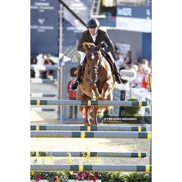 LGCT of London - Grand Prix - Simon Delestre (FRA) on Hermes Ryan - London, Royal Hospital Chelsea, 4 August 2018 - ph.Stefano Grasso/LGCT