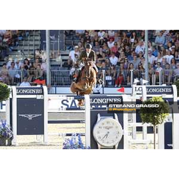 LGCT of London - Grand Prix - Simon Delestre (FRA) on Hermes Ryan - London, Royal Hospital Chelsea, 4 August 2018 - ph.Stefano Grasso/LGCT