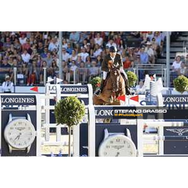 LGCT of London - Grand Prix - Simon Delestre (FRA) on Hermes Ryan - London, Royal Hospital Chelsea, 4 August 2018 - ph.Stefano Grasso/LGCT