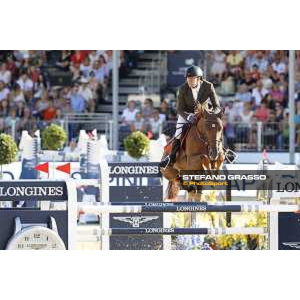LGCT of London - Grand Prix - Simon Delestre (FRA) on Hermes Ryan - London, Royal Hospital Chelsea, 4 August 2018 - ph.Stefano Grasso/LGCT