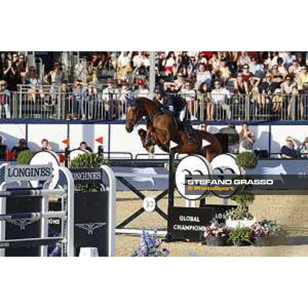 LGCT of London - Grand Prix - Ben Maher (GBR) on Explosion W - London, Royal Hospital Chelsea, 4 August 2018 - ph.Stefano Grasso/LGCT