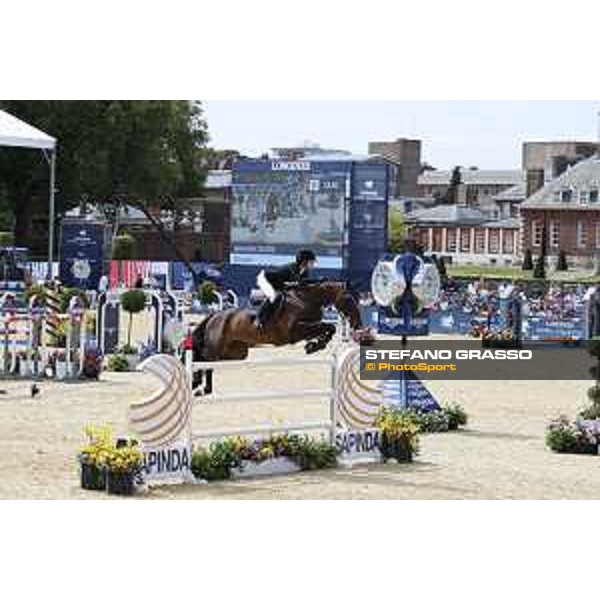 LGCT of London - Class 9 - Jennifer Gates (USA) on Dolinn - London, Royal Hospital Chelsea, 4 August 2018 - ph.Stefano Grasso/LGCT