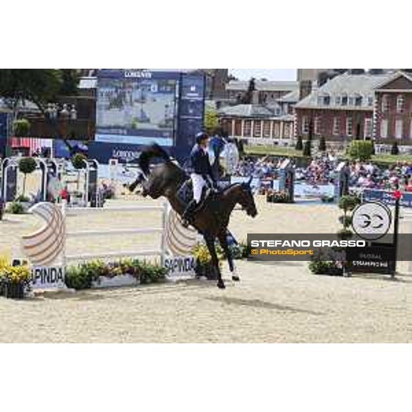 LGCT of London - Class 9 - Mario Stevens (GER) on Lantano OLD - London, Royal Hospital Chelsea, 4 August 2018 - ph.Stefano Grasso/LGCT