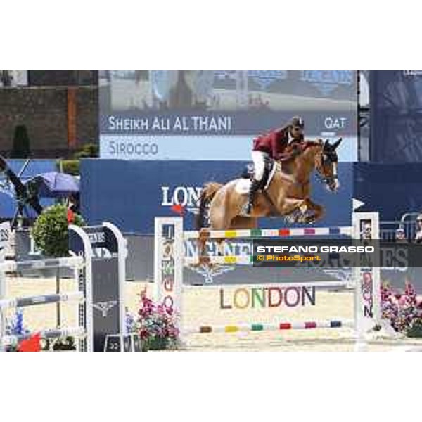 LGCT of London - Class 9 - Sheikh Ali Al Thani (QAT) on Sirocco - London, Royal Hospital Chelsea, 4 August 2018 - ph.Stefano Grasso/LGCT