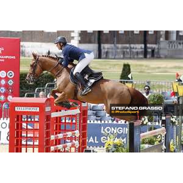 LGCT of London - Class 9 - Julien Epaillard (FRA) on Usual Suspect d?Auge - London, Royal Hospital Chelsea, 4 August 2018 - ph.Stefano Grasso/LGCT