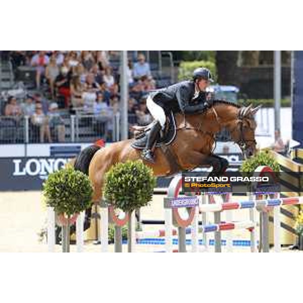 LGCT of London - Class 9 - Guy Williams (GBR) on Rouge de Ravel - London, Royal Hospital Chelsea, 4 August 2018 - ph.Stefano Grasso/LGCT