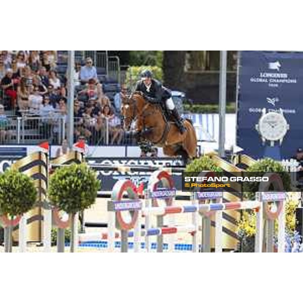LGCT of London - Class 9 - Guy Williams (GBR) on Rouge de Ravel - London, Royal Hospital Chelsea, 4 August 2018 - ph.Stefano Grasso/LGCT