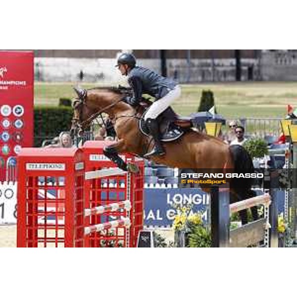 LGCT of London - Class 9 - Guy Williams (GBR) on Rouge de Ravel - London, Royal Hospital Chelsea, 4 August 2018 - ph.Stefano Grasso/LGCT
