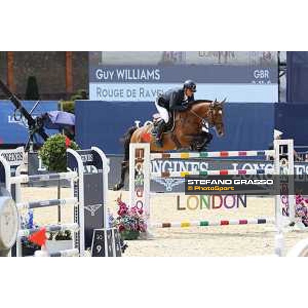 LGCT of London - Class 9 - Guy Williams (GBR) on Rouge de Ravel - London, Royal Hospital Chelsea, 4 August 2018 - ph.Stefano Grasso/LGCT