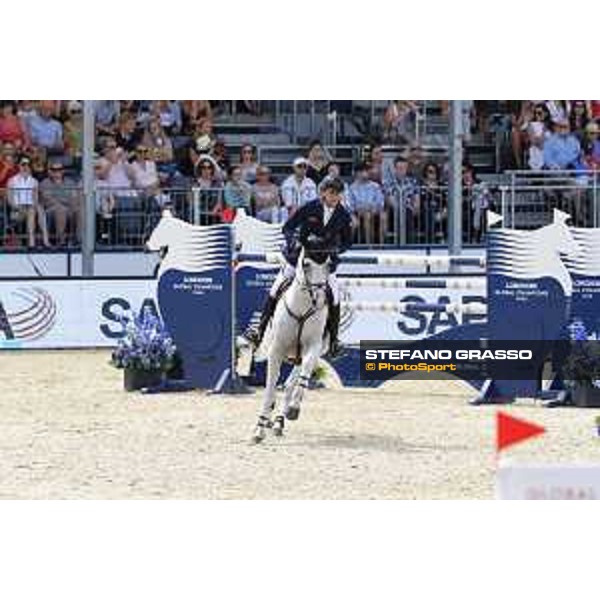 LGCT of London - Class 9 - Piergiorgio Bucci (ITA) on Alicante - London, Royal Hospital Chelsea, 4 August 2018 - ph.Stefano Grasso/LGCT