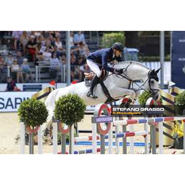 LGCT of London - Class 9 - Piergiorgio Bucci (ITA) on Alicante - London, Royal Hospital Chelsea, 4 August 2018 - ph.Stefano Grasso/LGCT