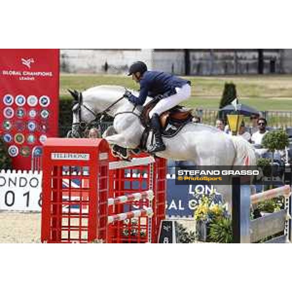 LGCT of London - Class 9 - Piergiorgio Bucci (ITA) on Alicante - London, Royal Hospital Chelsea, 4 August 2018 - ph.Stefano Grasso/LGCT