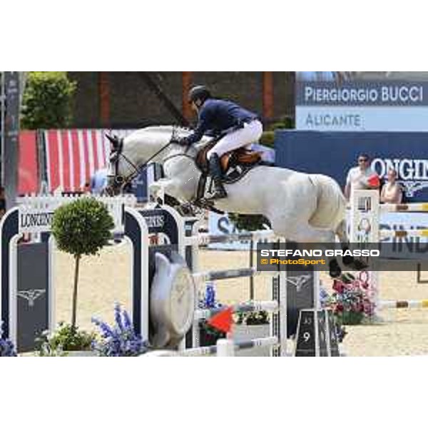 LGCT of London - Class 9 - Piergiorgio Bucci (ITA) on Alicante - London, Royal Hospital Chelsea, 4 August 2018 - ph.Stefano Grasso/LGCT