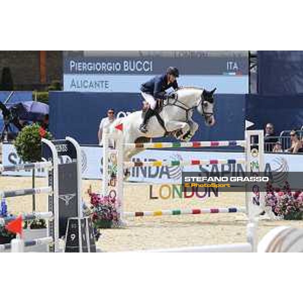 LGCT of London - Class 9 - Piergiorgio Bucci (ITA) on Alicante - London, Royal Hospital Chelsea, 4 August 2018 - ph.Stefano Grasso/LGCT