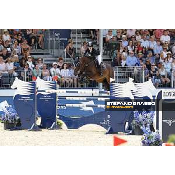 LGCT of London - Class 9 - Jennifer Gates (USA) on Dolinn - London, Royal Hospital Chelsea, 4 August 2018 - ph.Stefano Grasso/LGCT