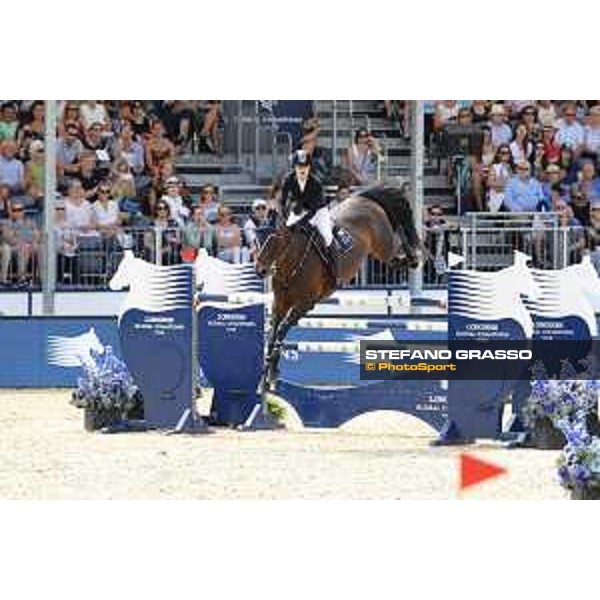 LGCT of London - Class 9 - Jennifer Gates (USA) on Dolinn - London, Royal Hospital Chelsea, 4 August 2018 - ph.Stefano Grasso/LGCT