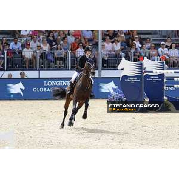 LGCT of London - Class 9 - Jennifer Gates (USA) on Dolinn - London, Royal Hospital Chelsea, 4 August 2018 - ph.Stefano Grasso/LGCT