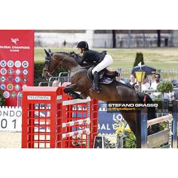 LGCT of London - Class 9 - Jennifer Gates (USA) on Dolinn - London, Royal Hospital Chelsea, 4 August 2018 - ph.Stefano Grasso/LGCT