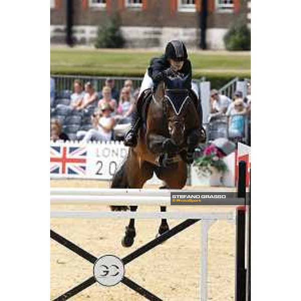 LGCT of London - Class 9 - Jennifer Gates (USA) on Dolinn - London, Royal Hospital Chelsea, 4 August 2018 - ph.Stefano Grasso/LGCT