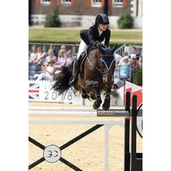 LGCT of London - Class 9 - Jennifer Gates (USA) on Dolinn - London, Royal Hospital Chelsea, 4 August 2018 - ph.Stefano Grasso/LGCT
