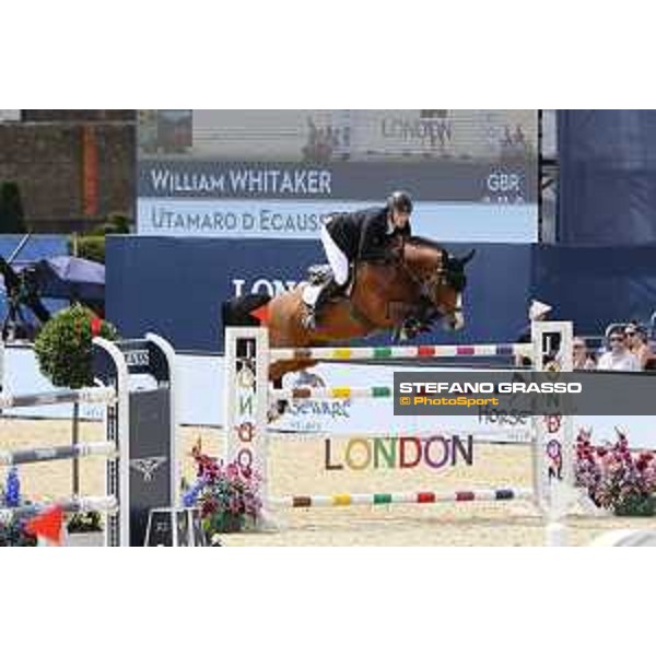 LGCT of London - Class 9 - William Whitaker on Utamaro d Ecaussines - London, Royal Hospital Chelsea, 4 August 2018 - ph.Stefano Grasso/LGCT